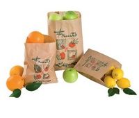 Sachets en papier kraft fruit et légumes