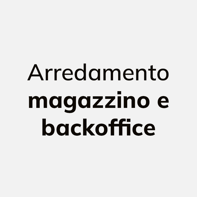 Arredamento magazzino e backoffice