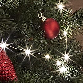 Guirlandes et rideaux lumineux de Noël