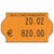 Etichette Meto formato 32 x 19mm arancione fluorescente standard - per 30000