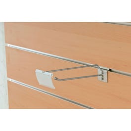 Porta etichette bianco per morsetto con stelo T 65 x 40mm Porta etichette bianco per morsetto con stelo T 65 x 40mm