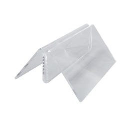 Clip porta-menu 100mm trasparente Clip porta-menu 100mm trasparente