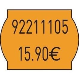 Etichette permanenti arancione 26x16mm - Pack da 7500 Etichette permanenti arancione 26x16mm - Pack da 7500