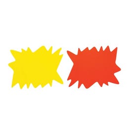 Segnaprezzi flash bifacciale giallo/arancione 24x32cm - Pack da 25 Segnaprezzi flash bifacciale giallo/arancione 24x32cm - Pack da 25