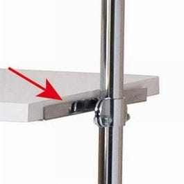 Reggimensola centrale per tubo Ø 25 mm - cromato Reggimensola centrale per tubo Ø 25 mm - cromato