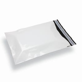 Busta spedizioni in plastica bianca 24x35cm chiusura adesiva - Conf. 100 Busta spedizioni in plastica bianca 24x35cm chiusura adesiva - Conf. 100