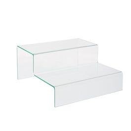 Espositore scaletta 2 livelli 10 x 21 x 20 cm Espositore scaletta 2 livelli 10 x 21 x 20 cm