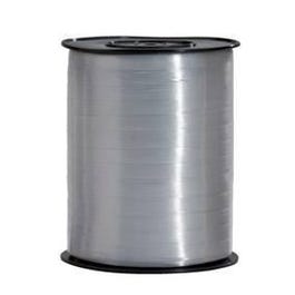 Nastro bolduc standard tinta unita grigio argento 500 m x 7 mm Nastro bolduc standard tinta unita grigio argento 500 m x 7 mm