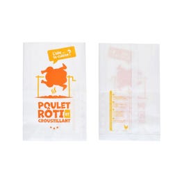 Sacchetto di carta per pollo 26x7x42cm - per 100 Sacchetto di carta per pollo 26x7x42cm - per 100