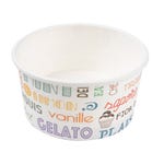 Vaso gelato in cartone Parole 150ml Ø8,5x4,5cm - per 2000