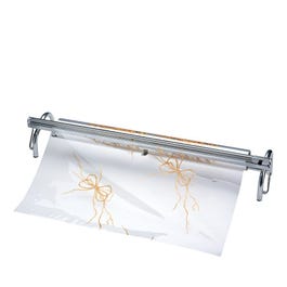 Dispenser film pellicola fiorista Lungh. 80 cm - cromato Dispenser film pellicola fiorista Lungh. 80 cm - cromato