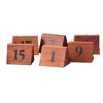 Numeri di tavolo da 1 a 25 in legno 5,8x4,6x4,2 cm