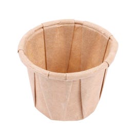 Barattolo di carta oleata 22ml naturale Ø3,8x2,8cm - da 250 Barattolo di carta oleata 22ml naturale Ø3,8x2,8cm - da 250