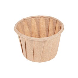 Vasetto in carta oleata 30ml naturale Ø4,2x3cm - da 250 Vasetto in carta oleata 30ml naturale Ø4,2x3cm - da 250