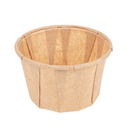 Vasetto in carta oleata 60ml naturale Ø5,4x3,4cm - da 250 Vasetto in carta oleata 60ml naturale Ø5,4x3,4cm - da 250