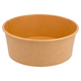 Insalatiera in cartone kraft 750cc Ø15/15x6cm - per 50 Insalatiera in cartone kraft 750cc Ø15/15x6cm - per 50