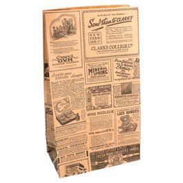 Borsa kraft SOS Times 14+8x24cm - per 1000 Borsa kraft SOS Times 14+8x24cm - per 1000