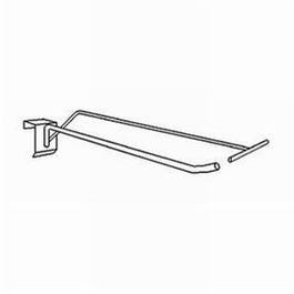 Gancio singolo lungh. 40 cm per barra aderente -cromato Gancio singolo lungh. 40 cm per barra aderente -cromato