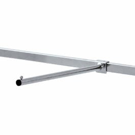 Braccio dritto per barra aderente zinco 35 cm Braccio dritto per barra aderente zinco 35 cm