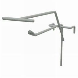 Gancio broche singolo filo 20 cm + stelo a T - bianco - Pack da 20 Gancio broche singolo filo 20 cm + stelo a T - bianco - Pack da 20