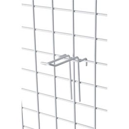 Gancio doppio 10 cm x 20 - bianco Gancio doppio 10 cm x 20 - bianco