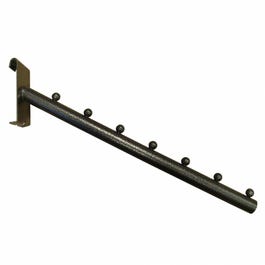 Braccio inclinato per griglia Lunghezza 36 cm - Grigio martellato Braccio inclinato per griglia Lunghezza 36 cm - Grigio martellato