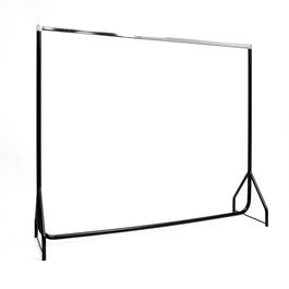 Stender nero e cromato lungh. 180 cm Alt.150cm Stender nero e cromato lungh. 180 cm Alt.150cm