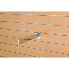 Braccio dritto per pannello dogato lungh. 40 cm cromato rettangolare Braccio dritto per pannello dogato lungh. 40 cm cromato rettangolare