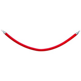 Cordone rosso Lunghezza 1,50m fermi cromati Cordone rosso Lunghezza 1,50m fermi cromati