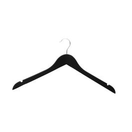 Gruccia Soft Touch con tacche nero 44 cm Pack da 3 Gruccia Soft Touch con tacche nero 44 cm Pack da 3