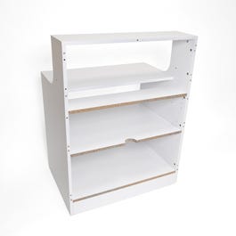Struttura bancone bianco "Réceptio" bianco L84 x P61,9 x A111cm Struttura bancone bianco "Réceptio" bianco L84 x P61,9 x A111cm