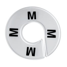 Segnataglia tondo bianco Taglia M diam.11cm Pack da 10 Segnataglia tondo bianco Taglia M diam.11cm Pack da 10