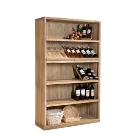 Buffet Westside pino naturale 4 ripiani lungh. 119 x prof. 39 x alt. 200 cm Buffet Westside pino naturale 4 ripiani lungh. 119 x prof. 39 x alt. 200 cm