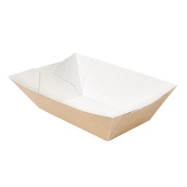 Barchetta The Pack cartone ondulato 240g 8,5x5x4cm - Conf. da 200 Barchetta The Pack cartone ondulato 240g 8,5x5x4cm - Conf. da 200