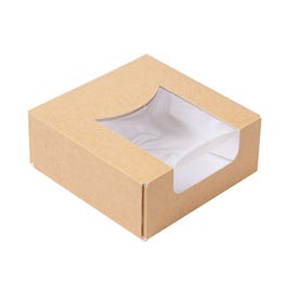 Scatola kraft The Pack cartone ondulato nano micro 10x10x4cm - per 50 Scatola kraft The Pack cartone ondulato nano micro 10x10x4cm - per 50