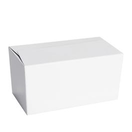 Scatola ballotin in cartone bianco interno bianco 250g 12x6x6cm - per 50 Scatola ballotin in cartone bianco interno bianco 250g 12x6x6cm - per 50