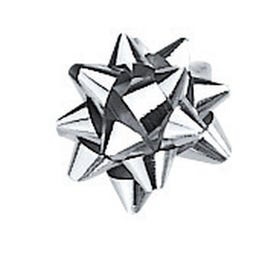 Stelle adesive specchio argento diam. 35 mm Stelle adesive specchio argento diam. 35 mm