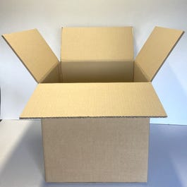 Scatola spedizione 400 x 400 x 400mm ondulato doppio - Pack da 10 Scatola spedizione 400 x 400 x 400mm ondulato doppio - Pack da 10