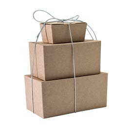 Scatola kraft interno kraft 12x6x6cm 250g - Pack da 50 Scatola kraft interno kraft 12x6x6cm 250g - Pack da 50