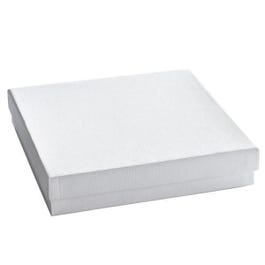 Scatola regalo bianca 15 x 15 x 4 cm - Pack da 12 Scatola regalo bianca 15 x 15 x 4 cm - Pack da 12
