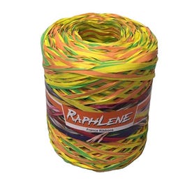 Rafia multicolore giallo / verde / arancio 15 x 200m Rafia multicolore giallo / verde / arancio 15 x 200m