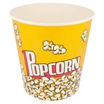 Scatola per popcorn in cartone stampato 3900cc Ø18,1x19,4cm - per 300