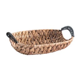 Cesto ovale naturale marrone Dim. 27x21x11 cm Cesto ovale naturale marrone Dim. 27x21x11 cm