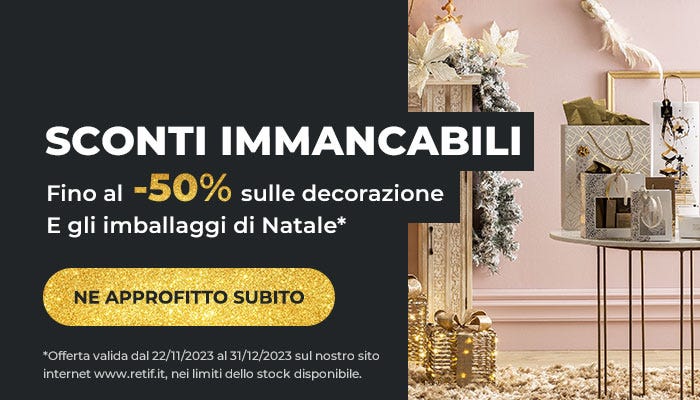 Decorazioni e imballaggi natalizi