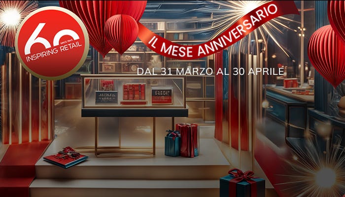 RETIF festeggia il suo 60° anniversario dal 31 marzo al 30 aprile 2025: il mese delle follie